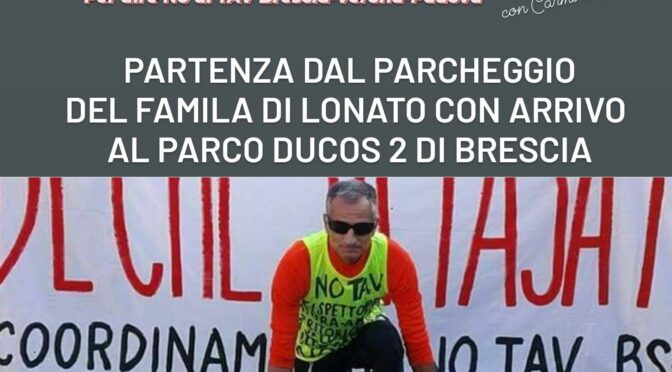 30 agosto la corsa per la vita contro il tav brescia-verona